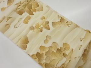 木々模様名古屋帯